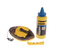 Stanley® Cuerda De Tiza Con Carrete 30m, Tiza Y Nivel STA047465