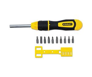 Stanley Destornillador de trinquete multibit