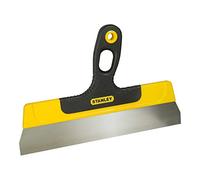 STANLEY Espátula angular, hoja de acero inoxidable 300 x 45 mm, mango bimaterial ergonómico, resistente a la oxidación, con agujero para colgar y fácil almacenamiento, STHT0-05934