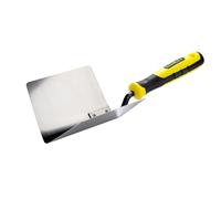 STANLEY Espátula llana de 280mm x 130mm con Esquinas Redondeadas, Hoja de Acero Inoxidable Antioxidante, Mango Bimaterial para óptima Confort y Protección, Duradera y Resistente, STHT0-05898
