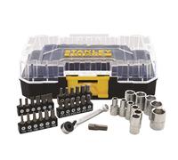 Stanley Fatmax 0.6cm Juego Llaves de Vaso y Fijación 37 Pieza En pro-Stack Funda