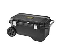 STANLEY FATMAX 1-94-850, Arcón de Transporte con Ruedas y Mango Telescópico, Capacidad 113 L, Diseño Robusto y Funcional con Mecanismo de Sujeción, Organizador Extraíble