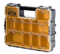STANLEY FATMAX 1-97-518 , Organizador Fatmax Deep Pro, Cajas extraíbles, calidad y estabilidad, Cierres metálicos duraderos, Organizador profesional