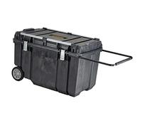 STANLEY FATMAX Arcón de transporte 240L, Rieles de aluminio en la tapa, Ruedas grandes, Cierres metálicos, Asa telescópica, Protección IP65, FMST1-75531
