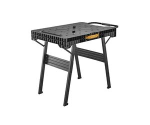 Stanley FATMAX Banco de Trabajo Plegable Express de Stanley - Superficie de Trabajo portátil con Gran Capacidad de Carga de 450 kg, Compatible con Abrazaderas, 10 kg de Peso, FMST1-75672