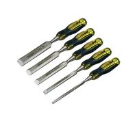 Stanley Fatmax Borde Biselado Madera Cincel Set Con a Través Espiga 5 Piezas