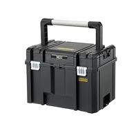 STANLEY FATMAX Caja de Herramientas Profunda PRO-STACK VII, Asa Larga de aluminio, Cierres Metálicos, Bandeja Extraíble, Volumen Extragrande, Apilable, FMST1-75796