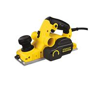 STANLEY FATMAX Cepillo eléctrico para madera 750W, Velocidad de rotación 16500 rpm, Diferentes tamaños de ranura, Recubrimiento de goma, Peso ligero, Incluye 2 hojas y maletín, FME630K-QS