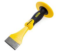 Stanley - FatMax Cincel para Electricista FatMax con Protector 55 x 250mm 4-18-330, Amarillo, 2.1/4x10pulgadas