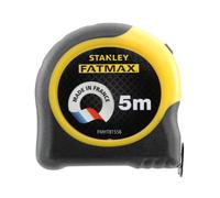 STANLEY FATMAX Cinta métrica clásica de 5 m, FMHT81556-0 | Hoja de acero recubierta con BladeArmor, carcasa resistente de ABS bimaterial, 32 mm de ancho