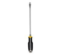 STANLEY FATMAX Destornillador plano de boca ancha 12 x 250 mm, FMHT65703-0 | Alto par de apriete con mango antirrodadura, orificio para colgar integrado