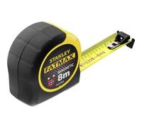 STANLEY FATMAX Flexómetro Blade Armor Classic Magnético 8m, Cinta Ancha 32mm, Blindaje Termoplástico y Recubrimiento Mylar, Anti Abrasión y Corrosión, FMHT0-33868