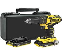 STANLEY FATMAX FMC607D2-QW - Taladro atornillador Brushless 18V con 2 baterías de litio 2.0Ah y maletín