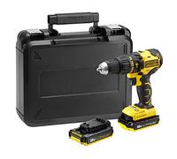 STANLEY FATMAX FMC628D2K-QW - Taladro percutor Brushless 18V, 28.900 ipm, con 2 baterías de litio 2Ah y maletín