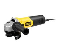 Stanley FATMAX FMEG225VS-QS - Mini-Amoladora 1.100W 125mm, Celocidad variable 3.000-11.000 rpm, Rosca del eje M14, Embrague electrónico, Incluye empuñadura lateral