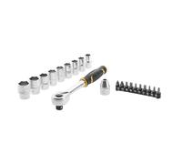 STANLEY FATMAX FMMT82681-0 - Juego de trinquete 1/2" 120 dientes + puntas