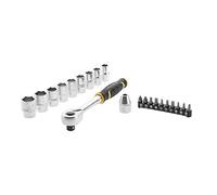 STANLEY FATMAX FMMT82681-0 - Juego de trinquete 1/2" 120 dientes + puntas