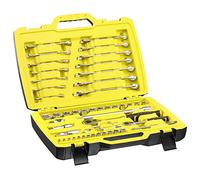 Stanley - FatMax FMMT82827-1 Juego de Vasos 1/4" + 1/2"-49, multicolor, 50 Pièces