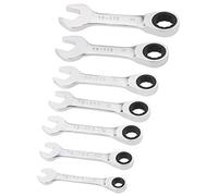 Stanley - FatMax FMMT82900-0 - Juego de 7 llaves de carraca extra cortas Fatmax, gris