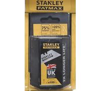 Stanley - FatMax Hojas trapezoidales, 100 Unidades en Distribuidor Grande 1-11-700