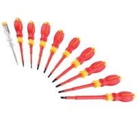 Stanley® FatMax® Juego De Destornilladores Aislados VDE, 10 Piezas STA060032