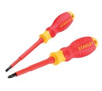 Stanley® FatMax® Juego De Destornilladores Aislados VDE, 2 Piezas STA060030