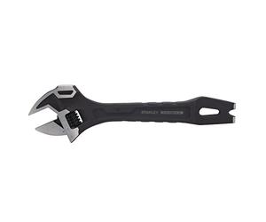 STANLEY FATMAX Llave Ajustable FatMax Demolición 4 en 1, Longitud 250mm, Herramienta Multifuncional con Apertura de 37mm, zona de golpeo reforzada - FMHT0-75081