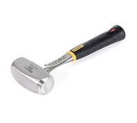 STANLEY FATMAX Martillo acero una pieza Anti-Vibe 1,3 kg, 1-56-001 | Ideal para espacios confinados, Mango con empuñadura de goma cómoda, Construcción duradera de una pieza, Cara de golpeo ancha