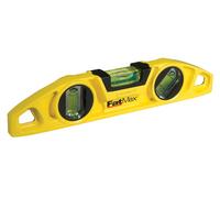 Stanley – Nivel torpedo 0.43.603 – 3 burbujas y banda magnética – 22 cm