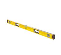 Stanley Nivel tubular FatMax II 120 cm, aluminio reforzado, 3 burbujas, precisión ±0,5 mm/m