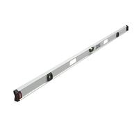 STANLEY FATMAX Nivel Magnético 200cm, Aluminio Resistente y Ligero, 3 Burbujas de Visibilidad, Precisión +/- 0,5mm, Regla Integrada, Extremos Protegidos, 1-43-558