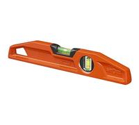 STANLEY FATMAX Nivel MLH trapezoidales, longitud 30 cm, cuerpo de aleación ligera, N° burbuja 2, precisión 0.5mm/m, base mecanizada, acabado de pintura epoxy, 1-42-311