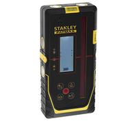Stanley FatMax - Receptor láser rotativo (para láser rojo, gran área de trabajo: Ø 600 m, radio 300 m, 2 niveles de precisión, ventana de receptor extragrande), color negro y amarillo