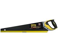STANLEY FATMAX Serrucho Gen2, Longitud 500mmx1mm, corta hacia delante y atrás, capa de Appliflon para reducir atascos, 7 dientes por pulgada, mango ergonómico, 2-20-529