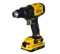 STANLEY FATMAX SFMCD710D2K-QW - TALADRO ATORNILLADOR V20 LI-ION 18V BRUSHLESS CON 2 BATERÍAS 2Ah, CARGADOR Y MALETÍN