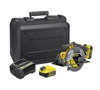 Sierra circular inalámbrica Stanley FatMax V20 18 V/2 x 4,0 Ah, en estuche SFMCS500M2K