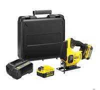 Sierra de calar inalámbrica Stanley FatMax V20 18 V/2 x 4,0 Ah, en estuche SFMCS600M2K