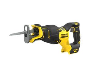 STANLEY FATMAX V20 Sierra Recíproca Inalámbrica Sin Escobillas, Sin Batería ni Cargador, 18V