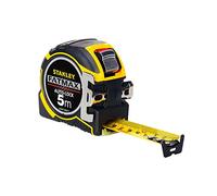 STANLEY FATMAX Flexómetro AutoLock 5 metros x 32mm, Cinta ancha, Gancho magnético con posición cero real, Estuche bimaterial ergonómico, Mecanismo de bloqueo inverso, XTHT0-33501