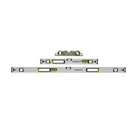 STANLEY FATMAX XTREME Paquete de Tres Niveles, incluye Nivel de Viga de Caja de 60cm, Nivel de Viga de Caja de 120cm, y Nivel Torpedo Magnético, FMHT43681-1