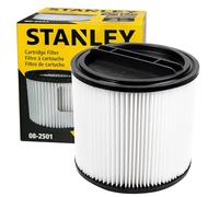 Stanley Filtro de cartucho 08-2501, apto para la mayoría de aspiradoras húmedas/secas de 5 a 18 galones, compatible con SL18115, SL18115P, SL18116, SL18116P, SL18191P, SL18199P, SL18117, SL18701P-10A,