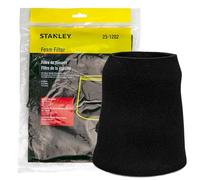 Stanley Filtro de espuma 25-1202 para aspiradoras húmedas/secas de 1-5 galones, apto para SL18910P-3, SL18130P, SL18133, SL18129, paquete de 1, color negro