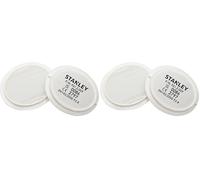 STANLEY Filtro de repuesto para respirador, 1 paquete e filtración superior, resistencia respiratoria extremadamente baja, compatible con respiradores (Paquete de 2)