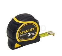 STANLEY Flexómetro Tylon de 3 m, Cinta Métrica, Cinta de Acero Resistente, Revestimiento Duradero Tylon (aumenta en 50% durabilidad), Diseño Compacto Ergonómico, 0-30-687