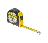 STANLEY Flexómetro Tylon de 3 m, Cinta Métrica, Cinta de Acero Resistente, Revestimiento Duradero Tylon (aumenta en 50% durabilidad), Diseño Compacto Ergonómico, 1-30-687