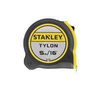 STANLEY - Flexómetro Tylon de 5m/16ft con Carcasa de Plástico Resistente, 1-30-696