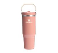 Stanley Flip Straw Tumbler 1.0 Botella Agua con Pajita 0.89L - Conserva el Frío 12 Horas - Termo Agua Fria - Acero Inoxidable - Sin BPA - Fácil de llevar - Apta Para Lavavajillas - Sienna