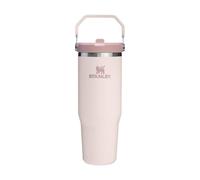 Stanley Flip Straw Tumbler 1.0 Botella Agua con Pajita 0.89L - Conserva el Frío 12 Horas - Termo Agua Fria - Acero Inoxidable - Sin BPA - Fácil de llevar - Apta Para Lavavajillas - Rose Quartz