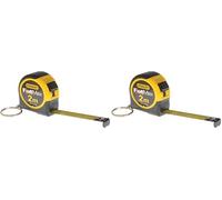 STANLEY FMHT1-33856 - Flexometro 2m x 13mm c/llavero contenedor, 1 unidad (Paquete de 2)