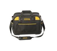 STANLEY FATMAX Bolsa de Herramientas Acceso Múltiple, Estructura Rígida, Tamaño 41x29x24 cm, Bolsillo frontal con cierre, Asa ajustable, Acceso a las herramientas, FMST1-73607